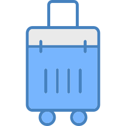 Luggage bag icon