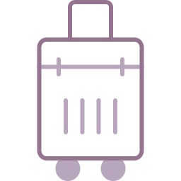 Luggage bag icon