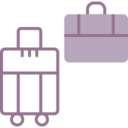 Luggage bag icon