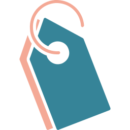 Luggage tag icon