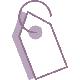 Luggage tag icon