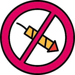 No fireworks icon