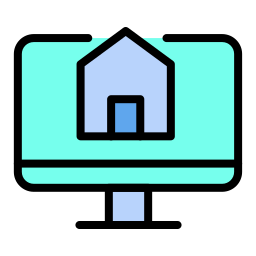 casa inteligente icono