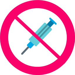 No syringe icon