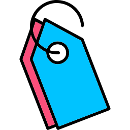 Luggage tag icon