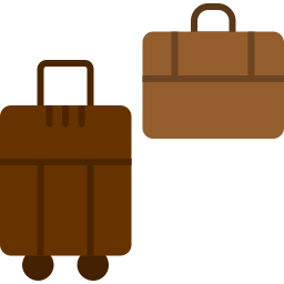 Luggage bag icon