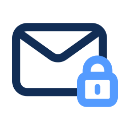 Safe mail icon