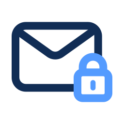 correo seguro icono