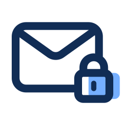Safe mail icon