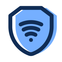 wifi seguro icono
