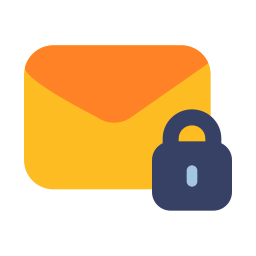 Safe mail icon