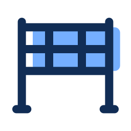 Volley net icon
