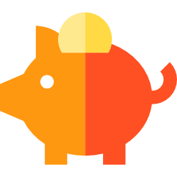 Piggy bank icon