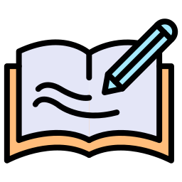boek schrijven icoon