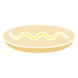 Bread slice butter icon
