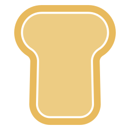 Toasted bread icon