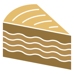 Slice cake icon