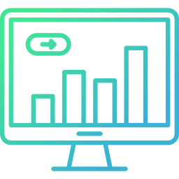 gráfico de barras icono