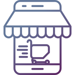 Online shop icon