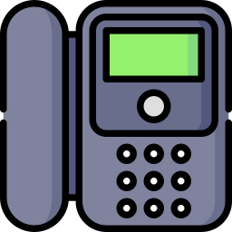 Проводной телефон иконка
