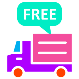furgone per consegne gratuite icona
