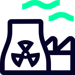 Nuclear power icon