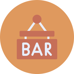 bar-teken icoon