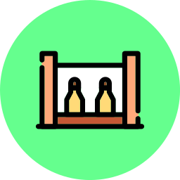 Bottle rack icon