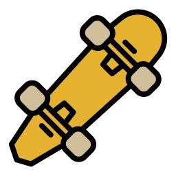 skateboard icoon