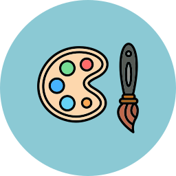 Paint palette icon