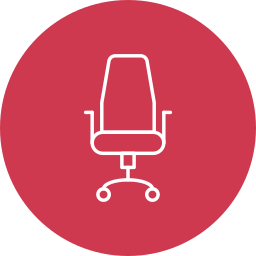 Office chair icon