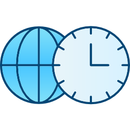 Time zone icon