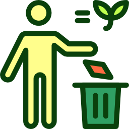 Throw trash icon