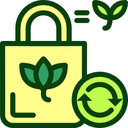 Eco bag icon