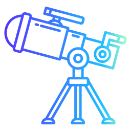 télescope Icône