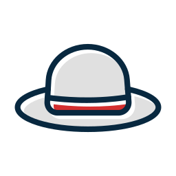 witte hoed icoon