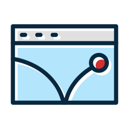 Bounce rate icon