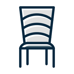 Dining chair icon