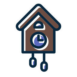 Cuckoo clock icon