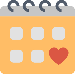 Scheduling medical examination icon
