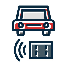 vehículo remoto icono