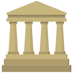 templo griego icono