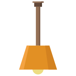 Roof lamp icon