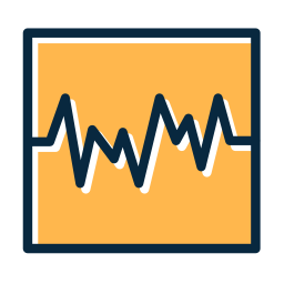 gráfico de ondas Ícone