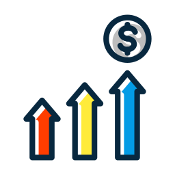 Profit growth icon