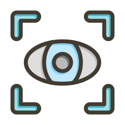 Retinal scanner icon