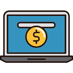 Online payment icon