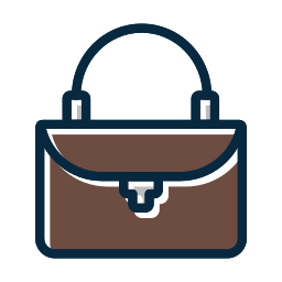 damska torebka ikona