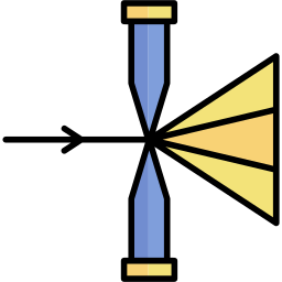 dispersión icono