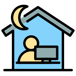 Work from home icon